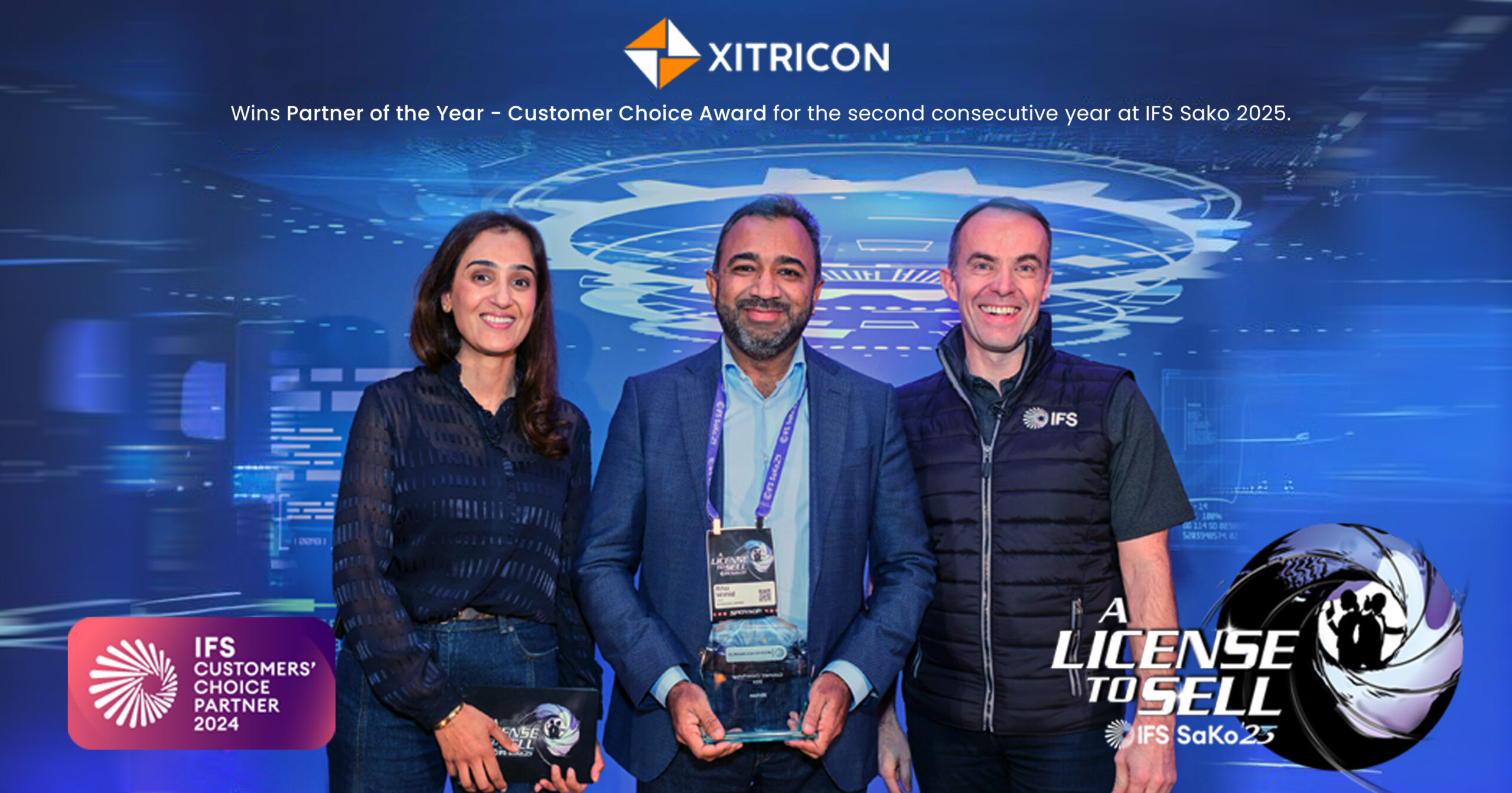 Xitricon Wins IFS Customer Choice Award for Second Consecutive Year!