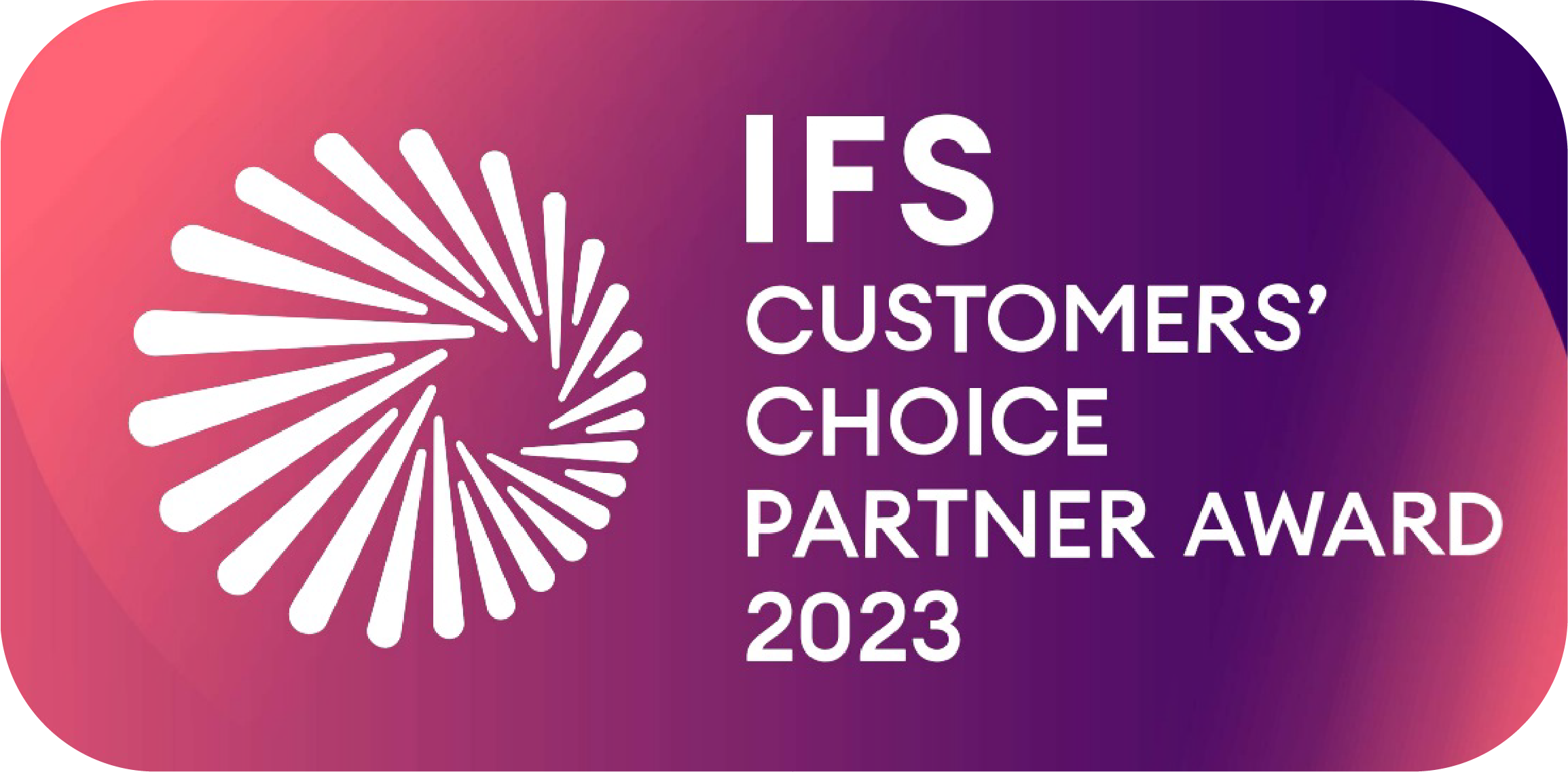 IFS Customers' Choice Partner Award - 2023