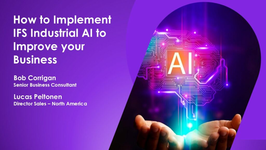 How to Implement IFS Industrial AI to Improve Your Business